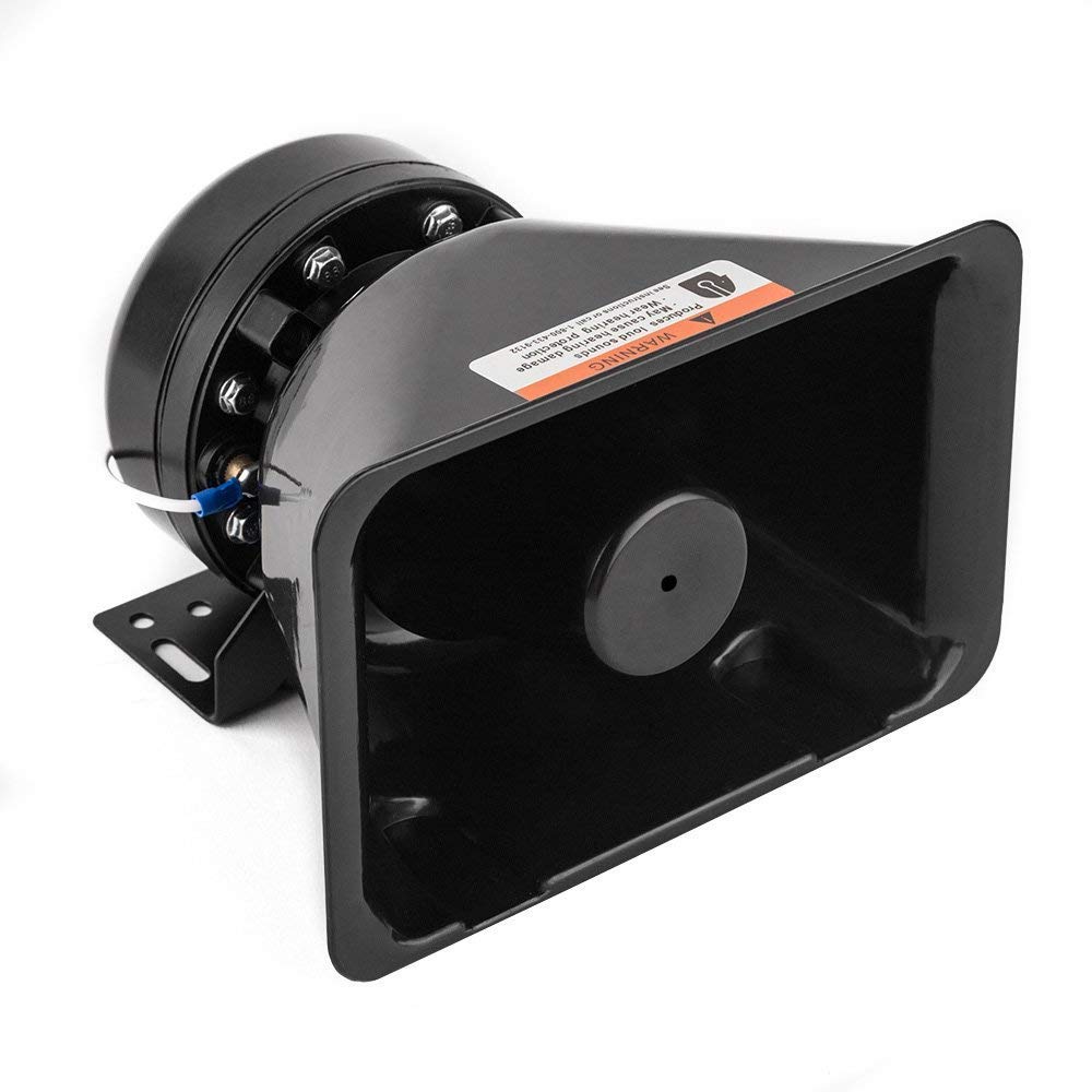 Electrical Car Siren X5 High Power Alarm Siren with Speaker and Wireless Remote Control Alarm Buzzer(200Watt,12V) Image 