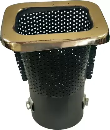 Rectangle Muffler BLCK Exhaust Muffler Tip Muffler Pipe Universal Fitment (Rectangle Cut Silencer) Image 