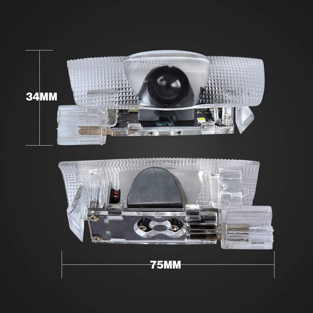 Car Door LED Lighting Logo Projector Ghost Shadow Welcome Lights Compatible with New Baleno And New Brezza Only (Pack of 2) Image 