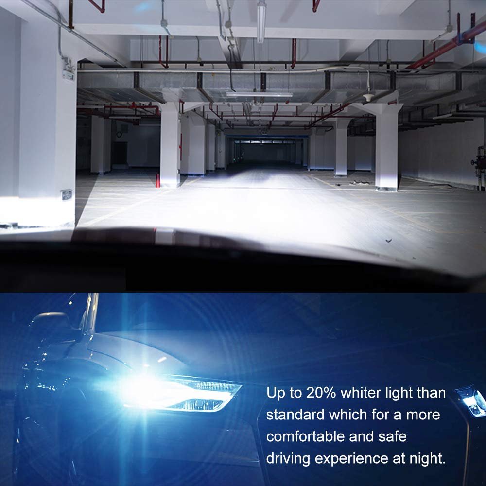 GS Headlight Bulbs 35W Xenon White Replacement Bulb 12V 5500K 2PC Pack Headlight Lamp for Car Automotive ( D3S) Image 