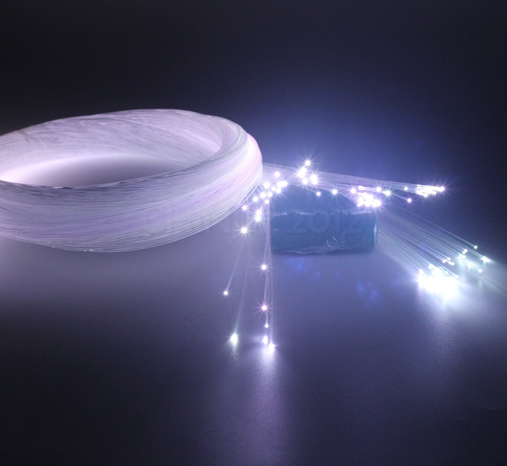 1MM 4921ft(1500m)/roll Diameter 0.04in(1.0mm) PMMA Plastic End Glow Optical Fiber Light Cable for LED Fiber Optic Star Ceiling Light lamp Image 