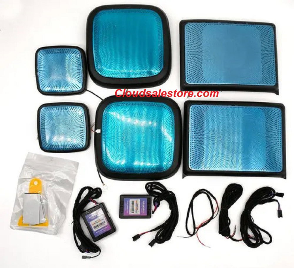 Speaker Covers With Ambience Light for Mahindra Thar 2020-23 (Set Of 6 Pcs) Image 