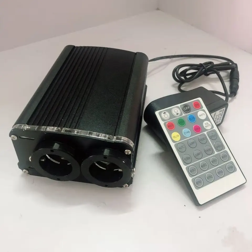 36W Dual Twinkle Effect RGBW+White APP+ Remote Optical Fiber Light Engine Image 