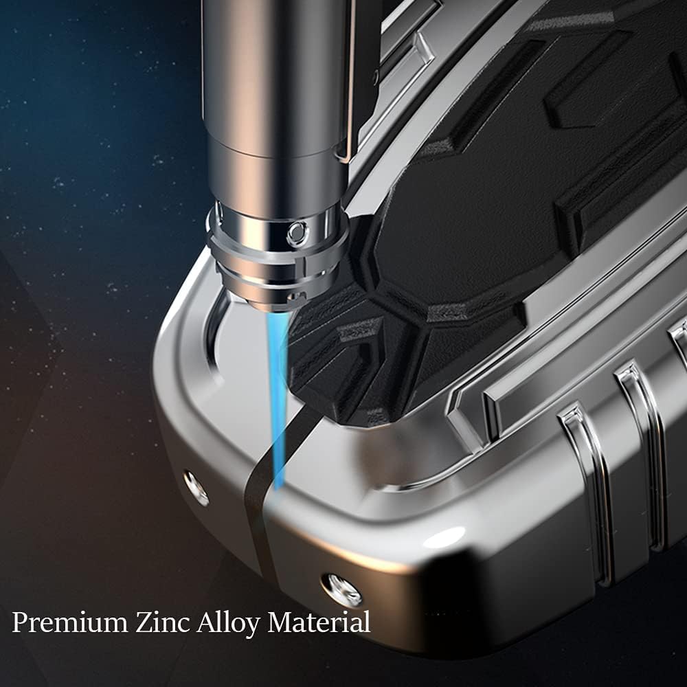 Metal Car Key Case Cover Compatible with B-MW 1 3 4 5 6 7 Series X3 X4 M5 M6 GT3 GT5 Premium Metal Alloy Keycase with Holder & Rope Chain Image 