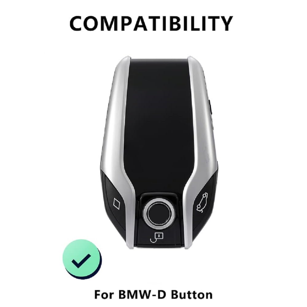 TPU Car Key Cover Compatibility with X Series Display Key (Black/Gold) Image 