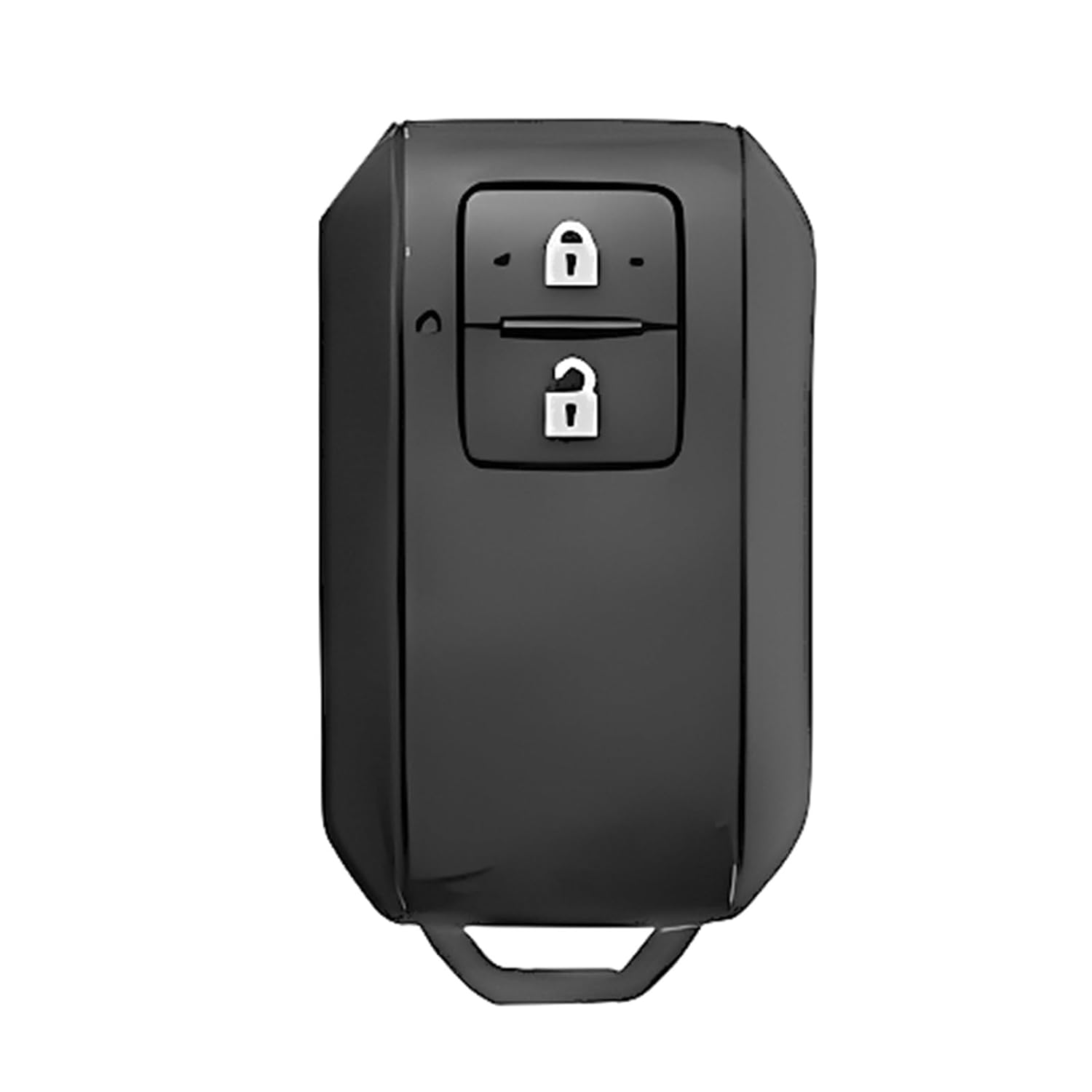 Metal Car Key Case Cover Compatible with Baleno, Grand Vitara, Brezza, Jimmy, XL 6, Ertiga, Fronx Premium Metal Alloy Keycase with Holder & Rope Chain Image 