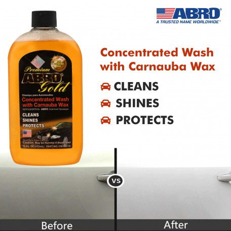Abro CW-990-16 Gold Car Wash (472 ml) Image 