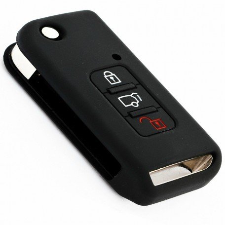 Silicone Cover For Mahindra Xuv 500 (Black) by 1-Key Image 