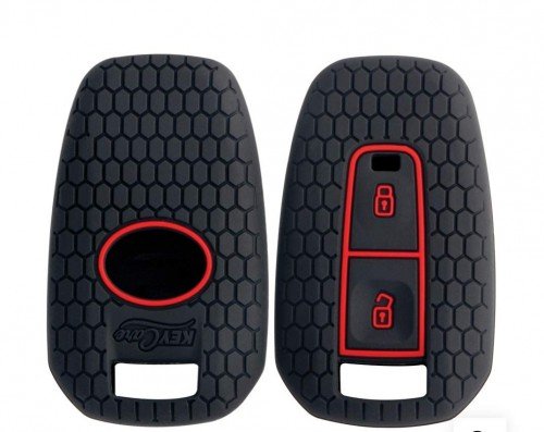  Silicone Key Cover Fit For Tata Indica Vista, Indigo Manza 2 Button Remote Key Image 