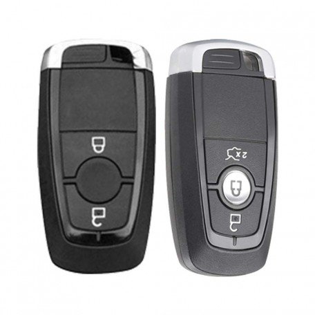  Silicone Key Cover Fit For Ford Aspire, Freestyle, Endeavour, Ecosport Smart Key (Push Button Start Models only)(Pack of 1) Image 