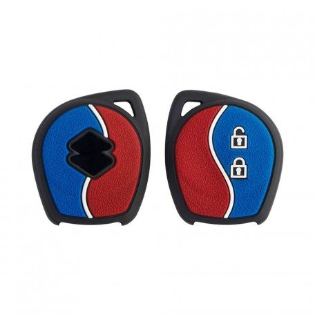 Duo Style Key Cover for Swift, Dzire, WagonR, Baleno, Ciaz, Ertiga, XL6, Ignis, Celerio 2b Remote Key (2 Button Remote Key) Image 