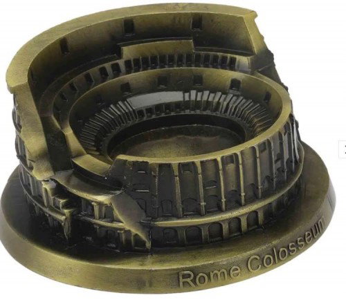 Lilone Colosseum Miniture Model for Home Decoration Figurines Creative Retro Ornament Statue Desk Decor Gift Image 